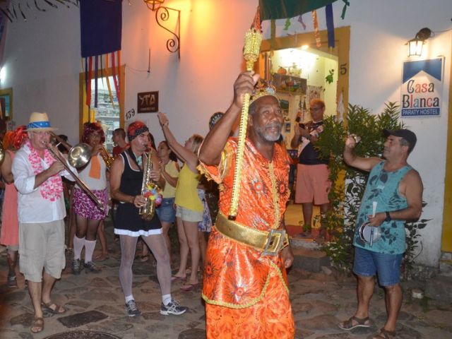 Folia tradicional em Paraty (Foto: Paraty.com.br)