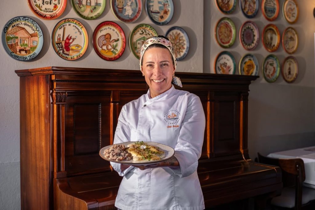 Prato Sugestão do Donna Pinha - Truta Pinhal, uma explosão de sabores das montanhas em um só prato